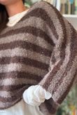 Stripe Boucle Slouch Knit Conker & Earth